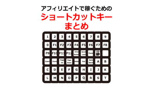 アフィリエイトを3倍速化するショートカットキー30選
