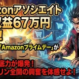 amazonアソシエイト収益1日67万円達成！アフィリエイト収入を大爆発させるエックスデー到来