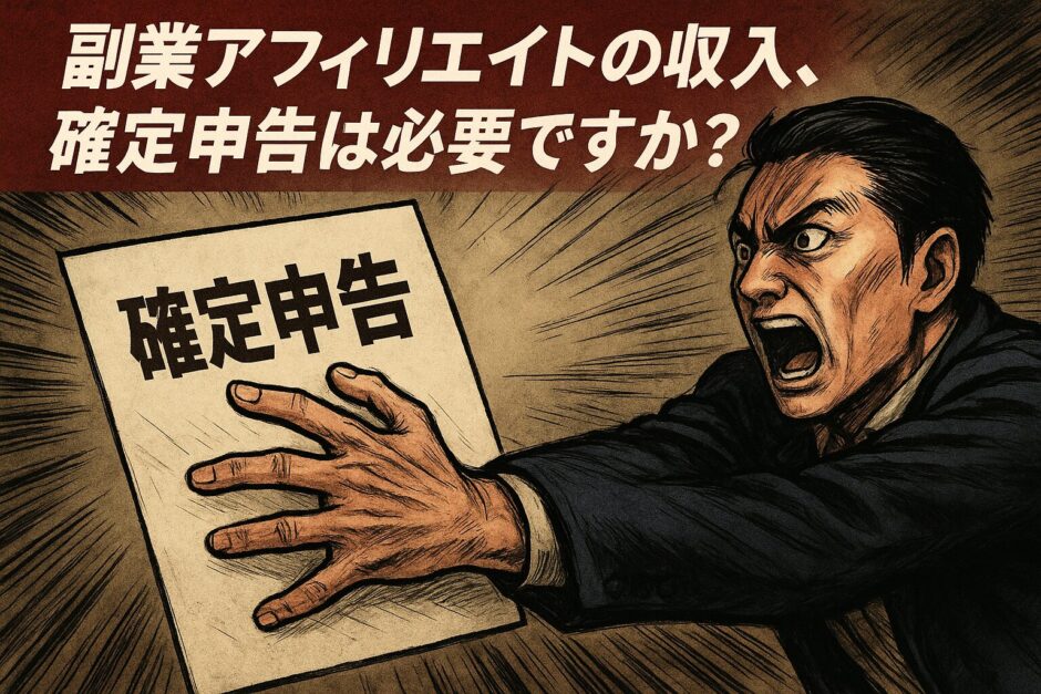 副業アフィリエイトの確定申告ガイド：必要条件と手続き方法を徹底解説