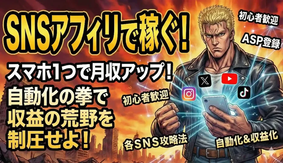 SNSアフィリエイトとは？始め方と稼ぐコツを徹底解説