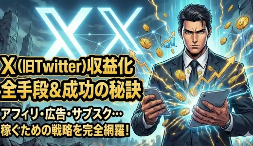 Xマネタイズ完全ガイド｜収益化方法7選＆最新攻略法