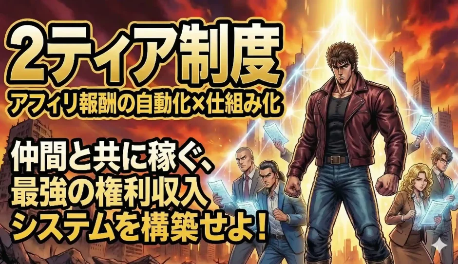 アフィリエイトの2ティア制度とは？仕組みとメリットを徹底解説