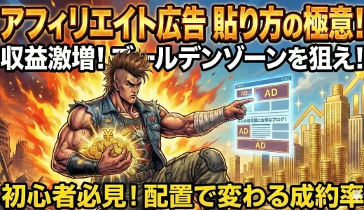 【初心者向け】アフィリエイト広告の効果的な貼り方と配置場所