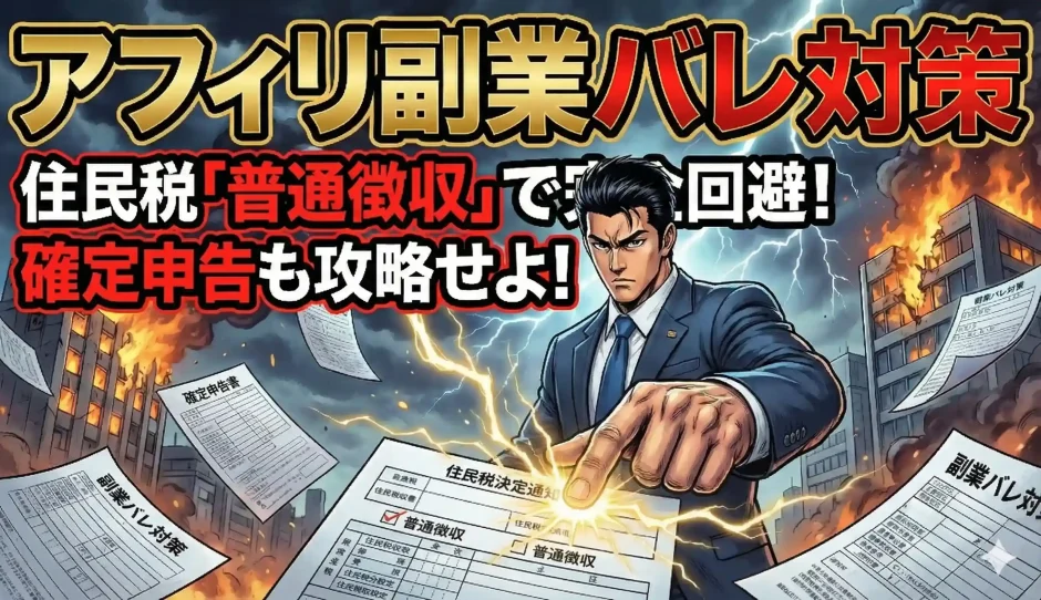 アフィリエイト副業が会社にバレる原因と対策法