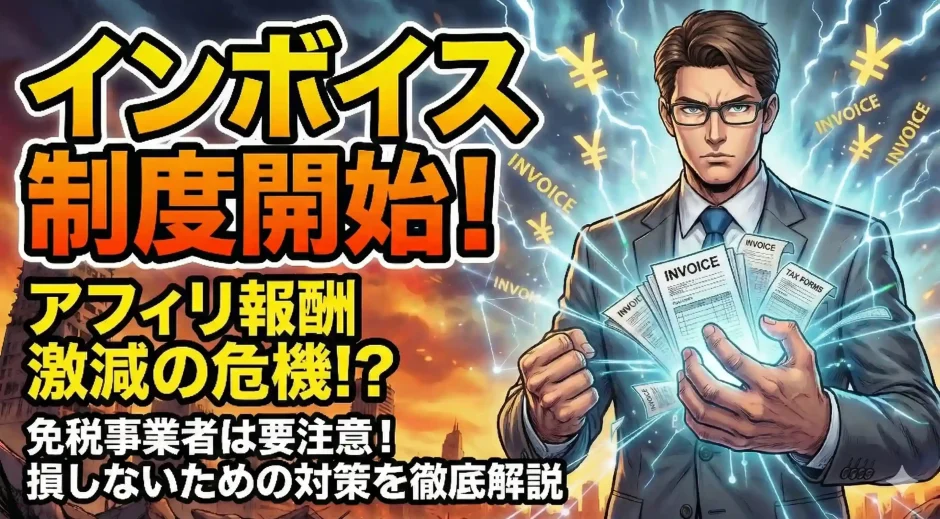 アフィリエイトとインボイス制度の影響と対策を徹底解説