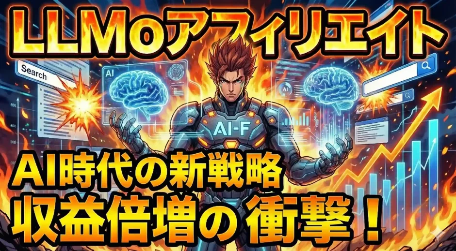 AI時代の稼ぎ方！LLMOアフィリエイトで収益倍増する方法