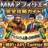 dmmアフィリエイトで稼ぐやり方｜登録・規約・通報・ログイン