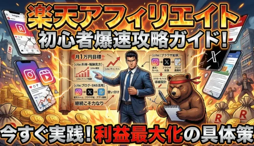 楽天アフィリエイトの報酬の見方と振込・楽天キャッシュの使い方