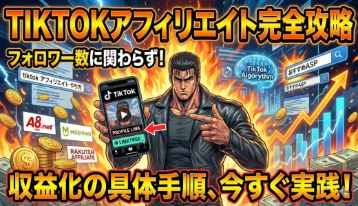 TikTok アフィリエイトで3倍稼ぐ簡単初心者向け今すぐ方法