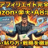 noteアフィリエイトで稼ぐ！3つの簡単リンク貼り方で初心者もOK