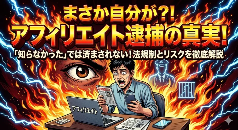 アフィリエイト捕まる？知恵袋で学ぶ法的リスク5選と対策