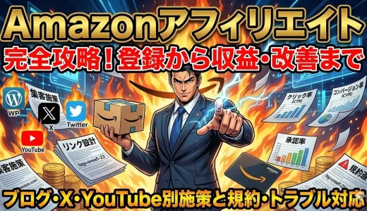 Amazonアフィリエイト初心者向けブログ・X対応で3倍稼ぐ方法