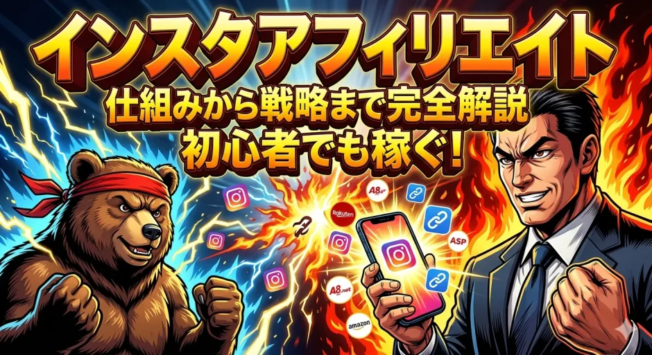 【完全保存版】インスタアフィリエイトの始め方！初心者でも稼げる5つのステップと仕組み