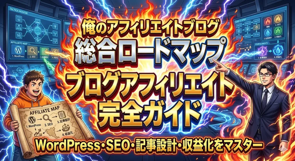 ブログアフィリエイト完全ガイド｜WordPress・SEO・記事設計・収益化の始め方