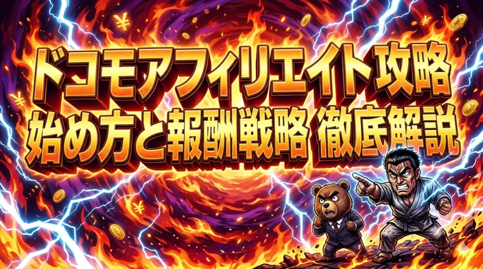 ドコモアフィリエイトで稼ぐ！初心者向け報酬の始め方5ステップ