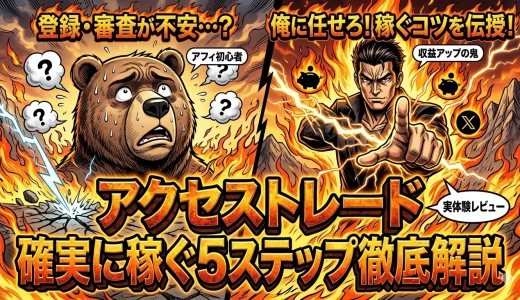 アクセストレードで稼ぐ方法初心者向け登録からX活用術5ステップ
