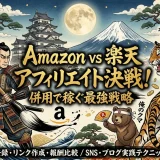 アフィリエイトamazonと楽天を併用して爆速で稼ぐ完全術