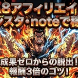 a8アフィリエイト報酬をインスタ・noteで3倍稼ぐ7つのコツ