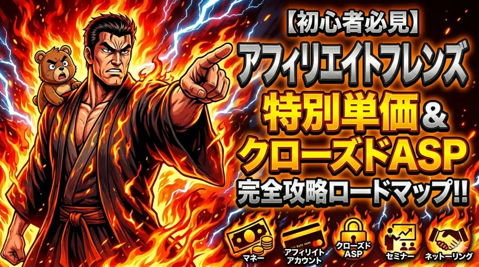 アフィリエイトフレンズの登録と評判！5つの稼ぎ方で収益倍増