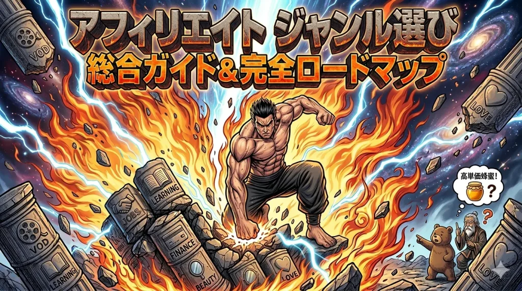 アフィリエイトおすすめジャンル総合ガイド｜初心者向けに稼ぎやすい分野とASPを整理