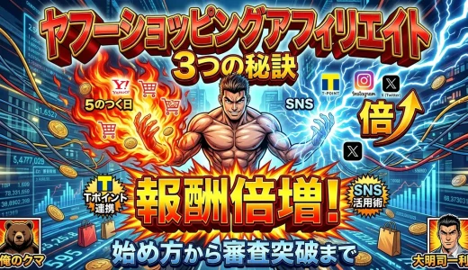 ヤフーショッピングアフィリエイト料率設定で報酬倍増を狙う3つの方法