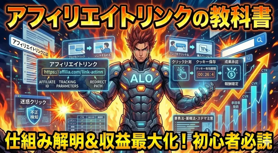 アフィリエイトリンクとは？5つの仕組みと初心者向け最短で稼ぐ始め方