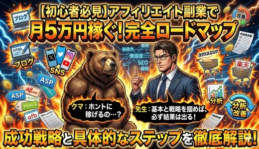 アフィリエイト副業で月5万稼ぐ！初心者が知るべき最短のやり方
