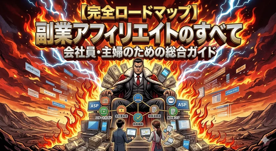 副業アフィリエイト完全ガイド｜会社員・主婦向けにバレ対策・確定申告・始め方を解説