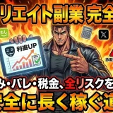 アフィリエイト副業でバレない始め方5つの秘訣確定申告と詐欺回避