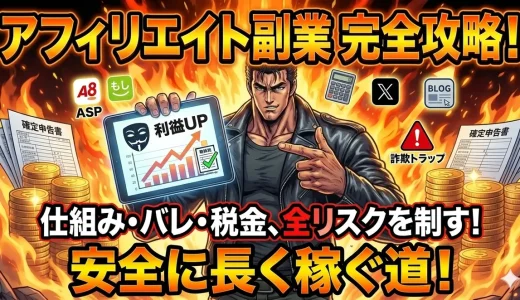 アフィリエイト副業でバレない始め方5つの秘訣確定申告と詐欺回避
