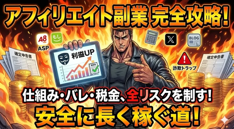 アフィリエイト副業でバレない始め方5つの秘訣確定申告と詐欺回避