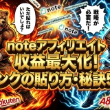 noteアフィリエイトリンクの禁止事項と稼ぐ5つの手順