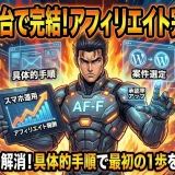 アフィリエイトやり方スマホで始める初心者向け最短で7手順