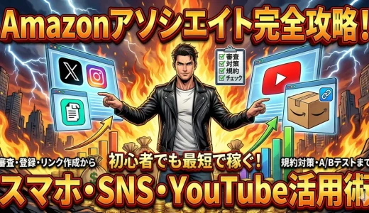 Amazonアソシエイトで稼ぐ6つのポイント｜リンク作成と審査のコツ