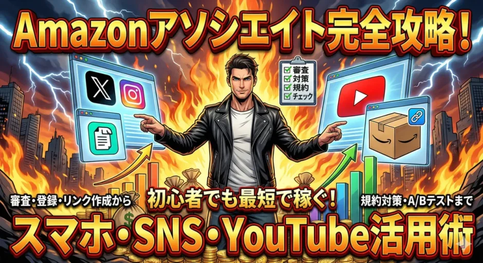 amazon アソシエイト7つの簡単ですぐ稼ぐ方法初心者へ必勝