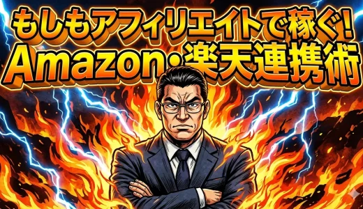 もしもアフィリエイト初心者がAmazon楽天で即稼ぐ5つの手順