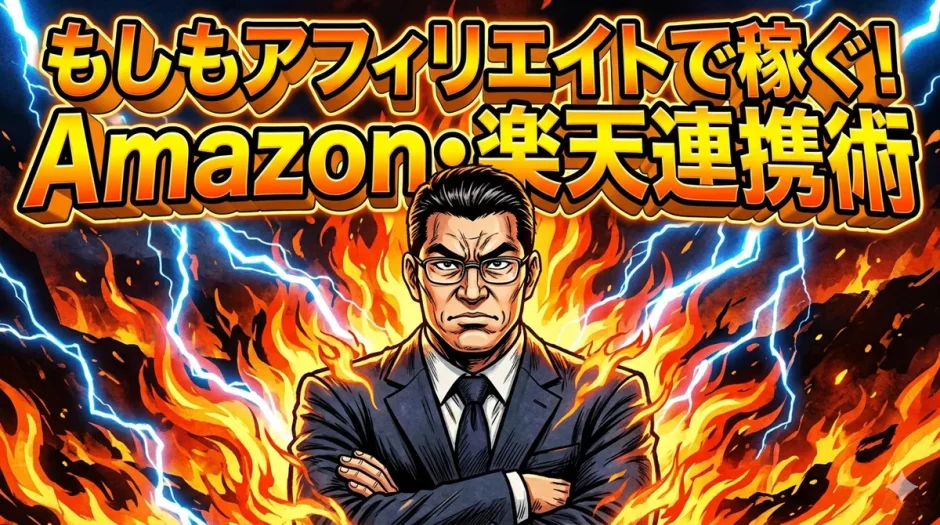 もしもアフィリエイト初心者がAmazon楽天で即稼ぐ5つの手順