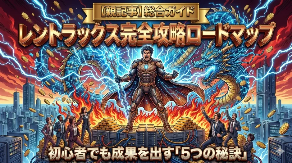 レントラックスアフィリエイトで稼ぐ！登録から案件選定まで5つの秘訣