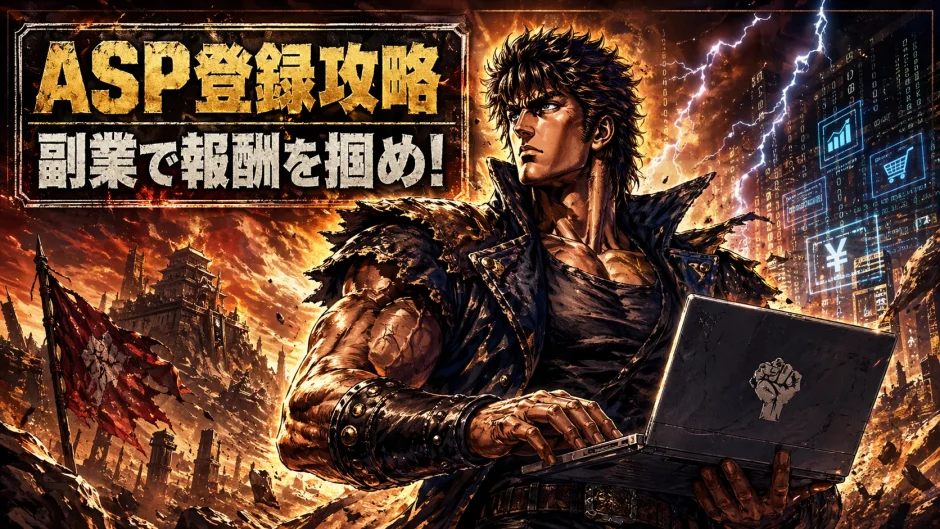 ASPアフィリエイト5基準で副業初心者もスラスラ登録の始め方