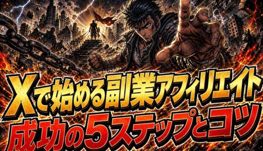 アフィリエイト副業をX（Twitter）で始める5ステップとキーワード選定3つのコツ