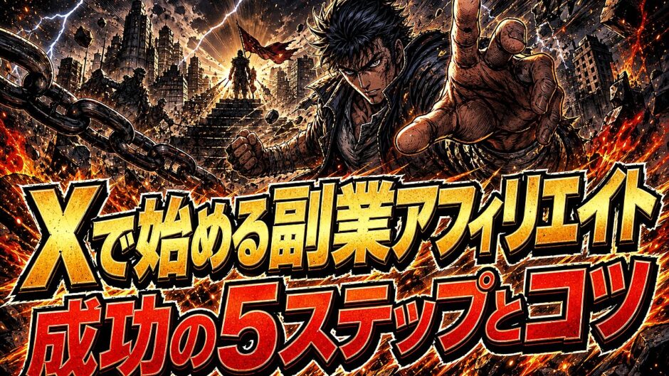 アフィリエイト副業をX（Twitter）で始める5ステップとキーワード選定3つのコツ