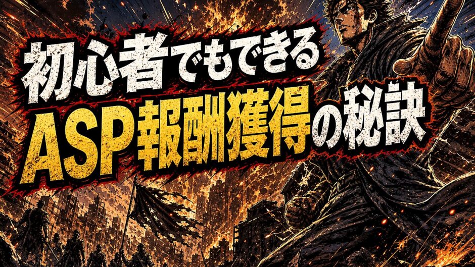 ASPアフィリエイト初心者向け3ステップで報酬につなげる手順