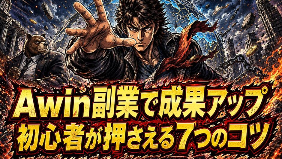 グローバルASPのAwin副業初心者がグッと成果伸ばす7コツ
