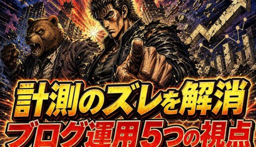 アフィリエイト計測の乖離をグッと圧縮するブログ運用5視点のコツ
