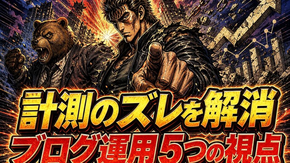 アフィリエイト計測の乖離をグッと圧縮するブログ運用5視点のコツ