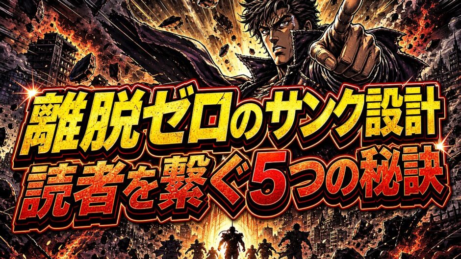 アフィリエイト用サンクページ離脱を防ぐ5ステップで読者へ伝える設計術