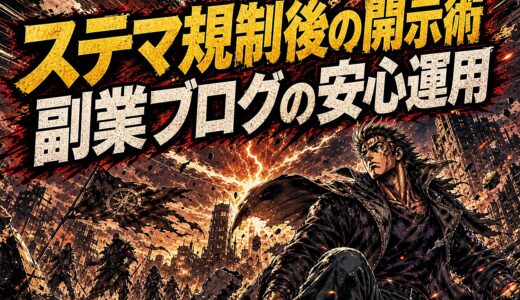 ステマ規制後のアフィリエイト開示とは？ブログで必要な広告表示と注意点