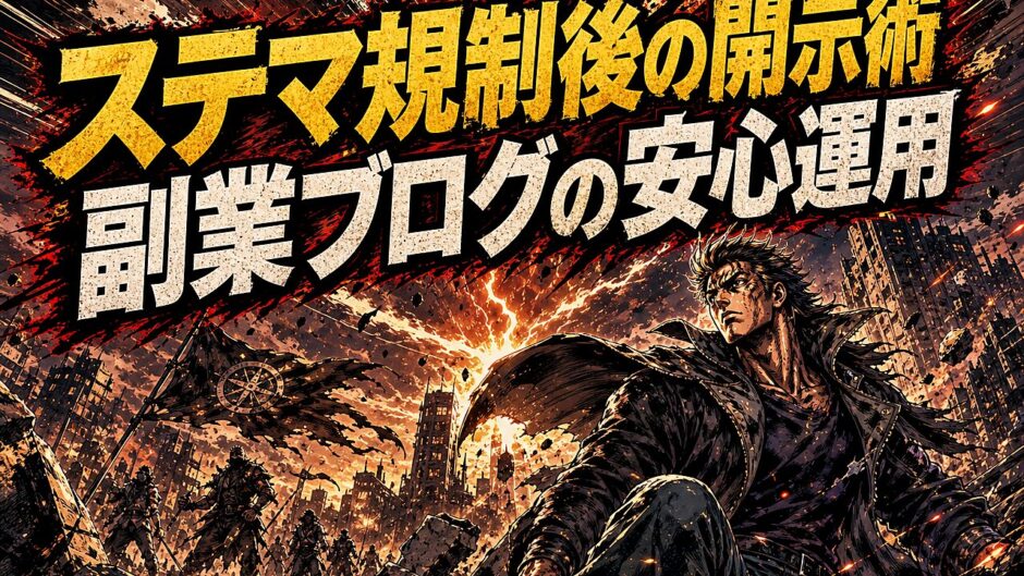 ステマ規制後のアフィリ開示を7視点で副業ブログの安心運用コツ