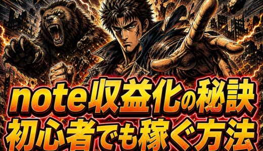 note収益化フォロワー数を伸ばす仕組みとnote収益化初心者のコツ