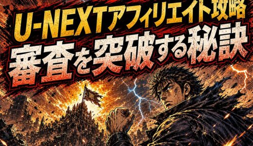 U-NEXTアフィリエイトの審査対策と始め方